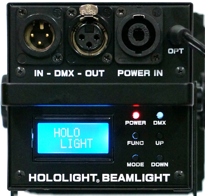 DMX512対応品 背面部